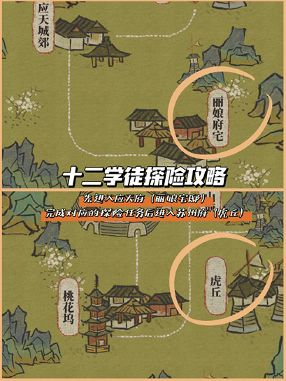 江南百景图十二学徒怎么完成-江南百景图十二学徒探险完成攻略
