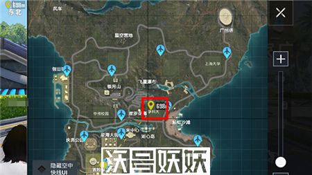 和平精英华科眼镜湖在哪里