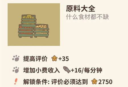 动物餐厅原料大全怎么解锁 原料作用介绍攻略