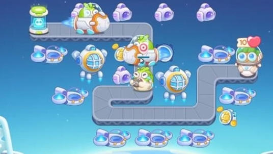 保卫萝卜4太空穿越第五十七关怎么过 通关流程攻略