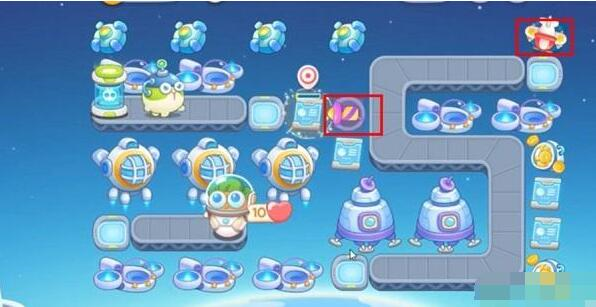 保卫萝卜4太空穿越第三十二关怎么过 通关流程攻略