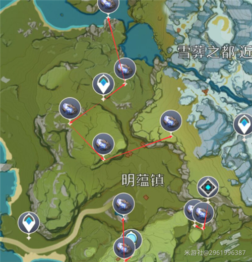 原神夜泊石在哪 2022具体采集位置图