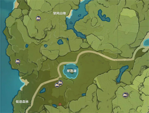 原神蒲公英分布图