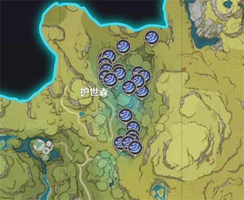原神树王圣体菇位置大全 采集地点分布图