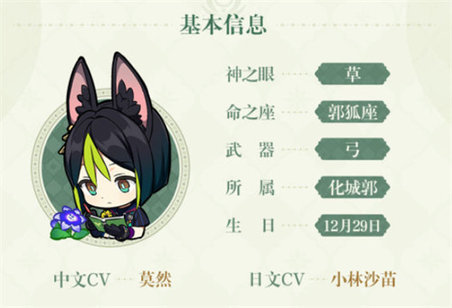 原神提纳里是什么动物