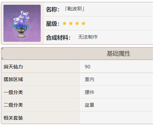 原神毗波耶有什么用