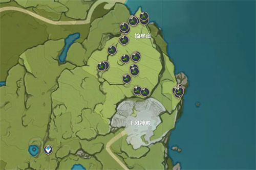 原神塞西莉亚花采集地点一览 位置分布图分享