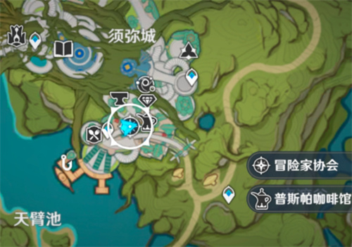 原神沙漠地图怎么开