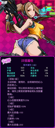 霓虹深渊无限角色升级要多少虚拟币 各等级消耗介绍