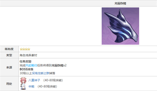 原神龙嗣伪鳍可以买吗
