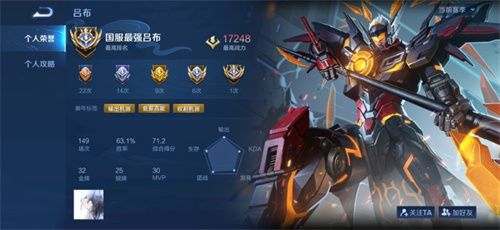 王者荣耀国服吕布出装铭文分享 2023最强吕布装备怎么出