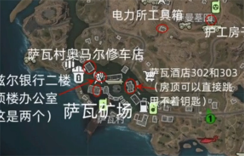 使命召唤19钥匙位置分布图