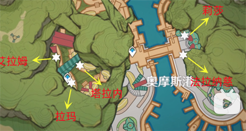 原神七圣召唤大世界挑战位置图文攻略 NPC牌手位置介绍